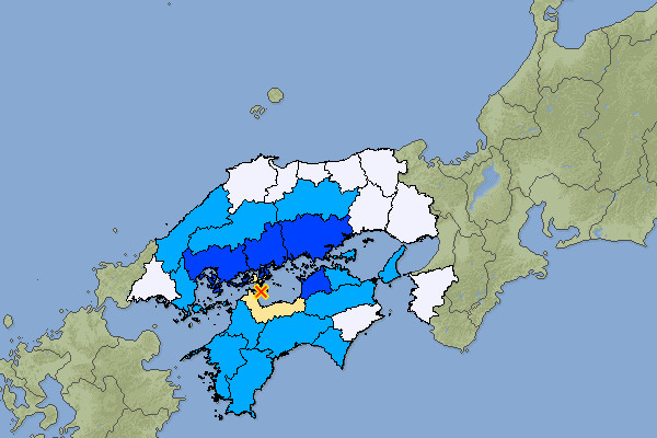 2019.11.26瀬戸内海中部での地震