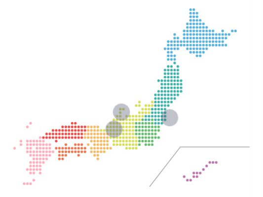 先週末(14日～15日）の地震活動状況