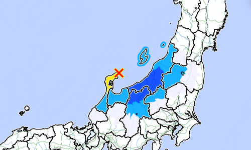 ９月１６日  石川県能登地方 Ｍ５．２