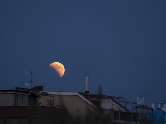 本日（8日）は皆既月食＆天王星食